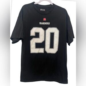NFL Team Apparel men’s XL Oakland Raiders Darren McFadden black, white & red Tee